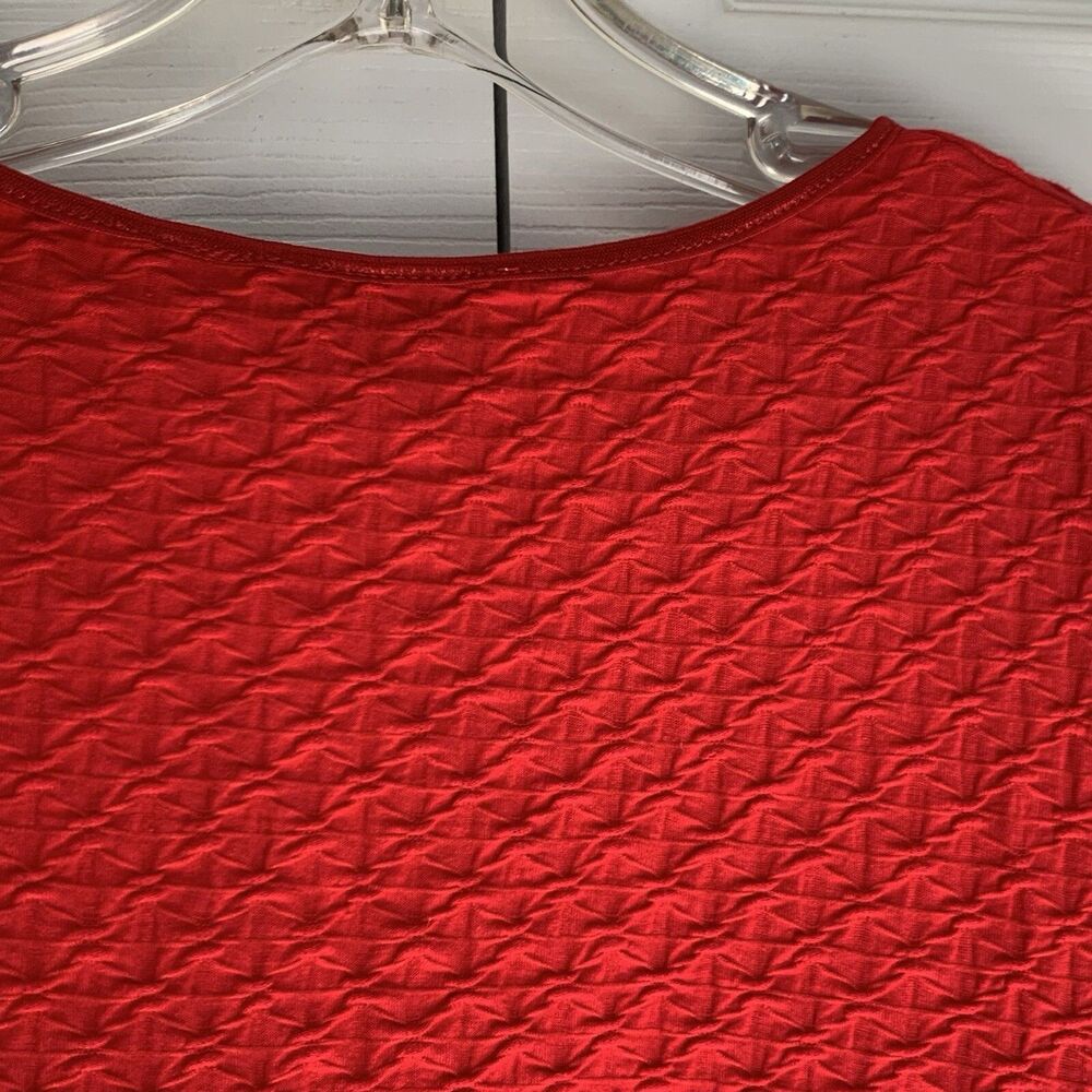 Vintage 80s Kenneth Too Top Women’s Size L Red - Picture 7 of 16